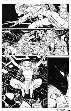 Wolverine Fan Art 11 x 17 Original Inks Over John Romita Jr Pencils Marvel