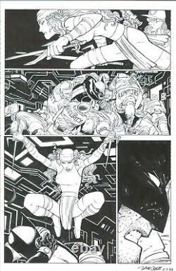 Wolverine Fan Art 11 x 17 Original Inks Over John Romita Jr Pencils Marvel
