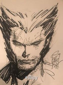 Wolverine-Original Art Sketch Commission Marc Silvestri