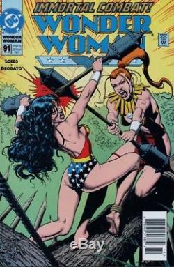 Wonder Woman #91 p 17, The Contest, Sexy, Mike Deodato Jr, DC, 1994