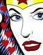 Wonder Woman Fine Art Pop Art Original Comic Art 5 By Comic Artist James Chen