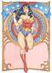 Wonder Woman Original Art By Taisa Gomes (9x12/a4) Sexy Comic Pin Up