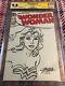 Wonder Woman Sketch Cover By George Perez Cgc 9.8