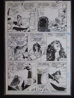 Wonder Woman Vol 2 #11 Page 21 DC 1987 (Original Art) George Perez! Patterson