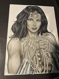 Wonder Woman original comic art By Marco Santucci- C2E2 2019