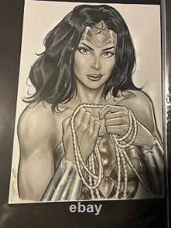 Wonder Woman original comic art By Marco Santucci- C2E2 2019