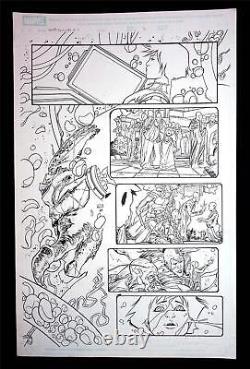 World War Hulk Warbound 1 pg 3 original art RAFA SANDOVAL & ROGER BONET Marvel