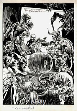 Wrightson, Bernie A Look Back'trick Or Treaters' Published Illustration -1973