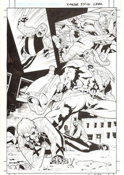 X-Factor #235 p. 20 Shatterstar vs Mojo World's Scattershot art by Leonard Kirk