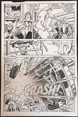 X-Factor #33 pg 6 Original Comic Art Walter Simonson Marvel 1988 Iceman