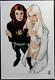 X-men Jean Grey & Emma Frost Sdcc 2015 Art Print Signed By Artist Adam Hughes