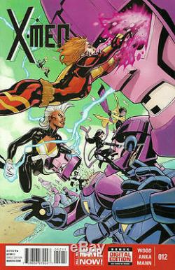 X-Men #12 Cover Team vs. Sentinel 2014 art by Terry & Rachel Dodson