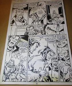 X-Men Adventures 13 ART PAGE Wolverine, Bishop, Forge 1993 Original Pencil & Ink