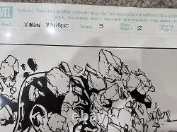 X-Men Manifest Destiny Issue 3 Page 2 Original Comic Art Humberto Ramos Marvel