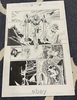 X-Men Unlimited #11 page 39 Steve Epting Al Milgrom Original Art Rogue Magneto