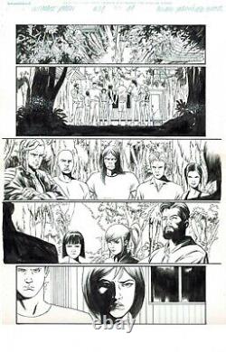 X-men #31 Original Comic Art Page Kitty Pryde Colossus Ultimate Marvel Comics