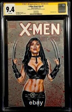 X-men Giant-size #1 Cgc Ss 9.4 Nm X-23 Original Art Sketch Wolverine Storm Rogue