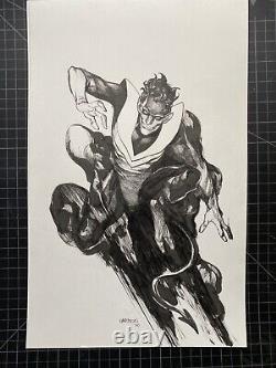 X-men nightcrawler original Comic Art Illustration