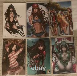 Zenescope Grimm Fairy Tales Art Prints Various Lot of 6 11x17 Very Rare